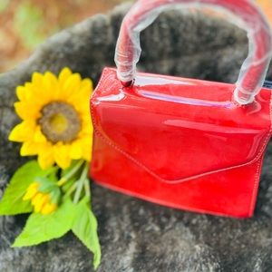 Red 7x7 casual sexy red clutch purse.